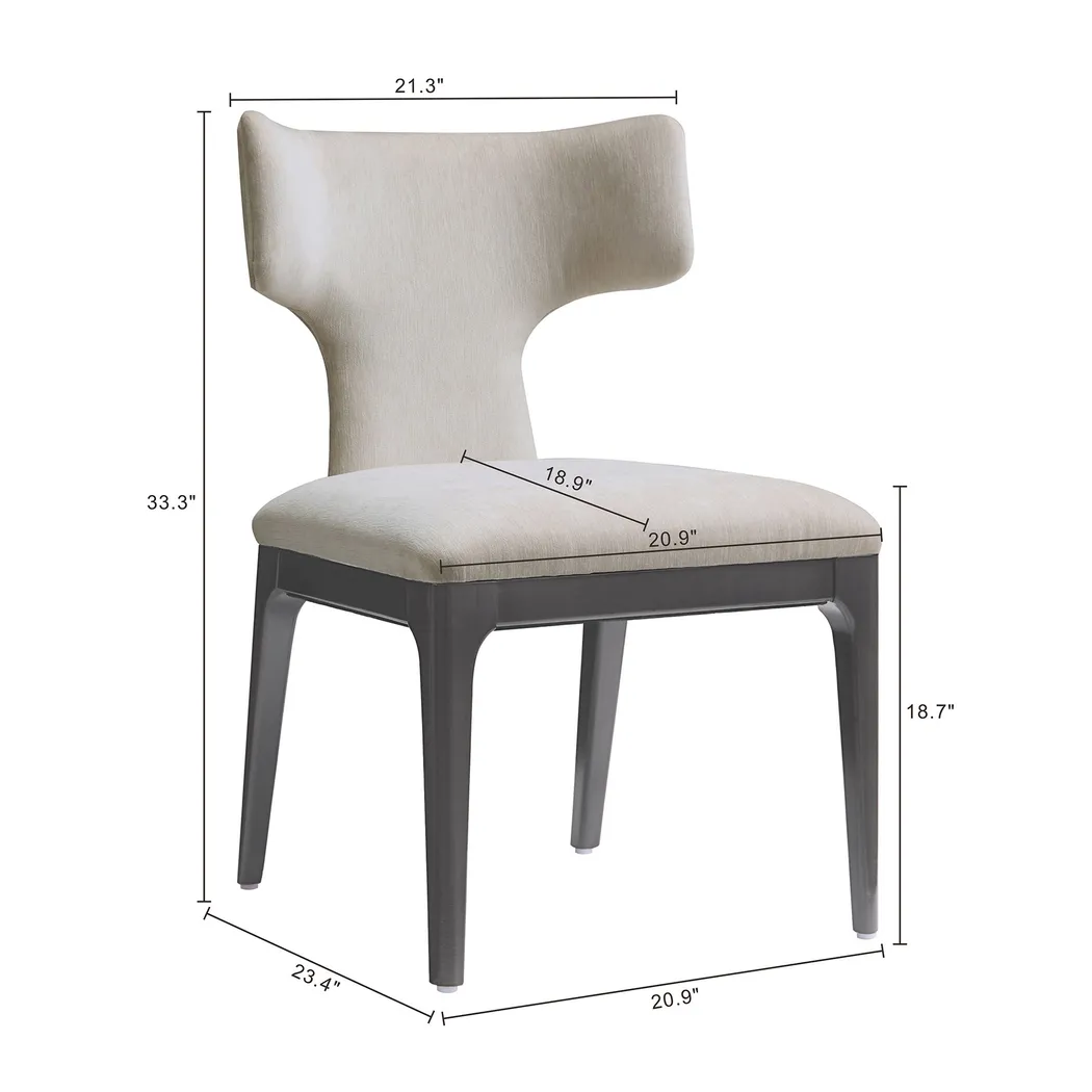 Cautri Gray Side Chair, Set of 2 - Thumbnail - Image 8