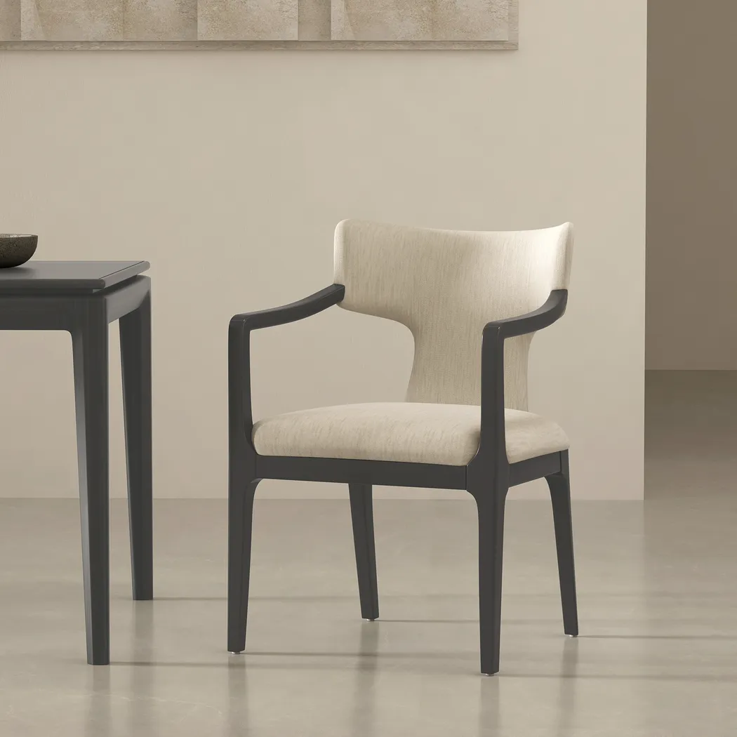 Cautri White Arm Chair - Thumbnail - Image 2
