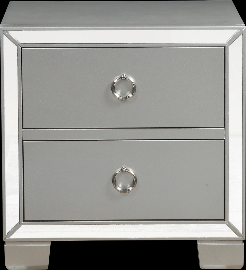 Cavaness Gray Nightstand - Thumbnail - Image 3