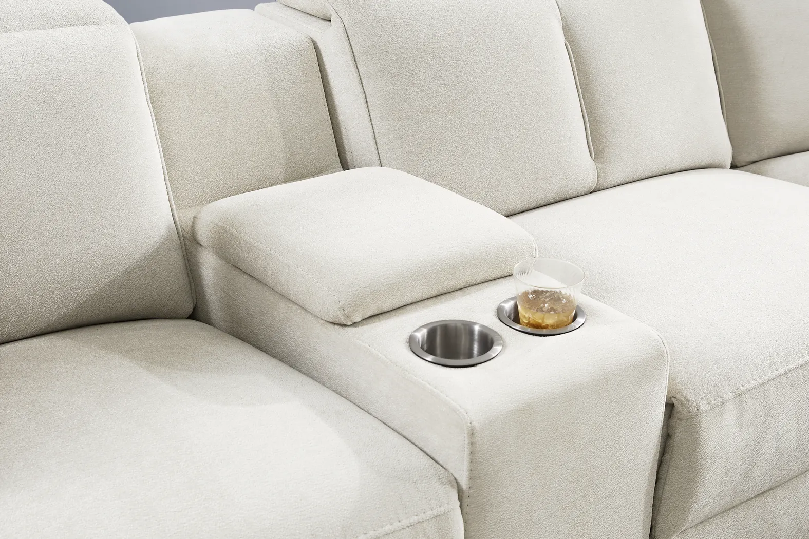 Cavani Gray 9 Pc Dual Power Reclining Sectional Living Room - Thumbnail - Image 7