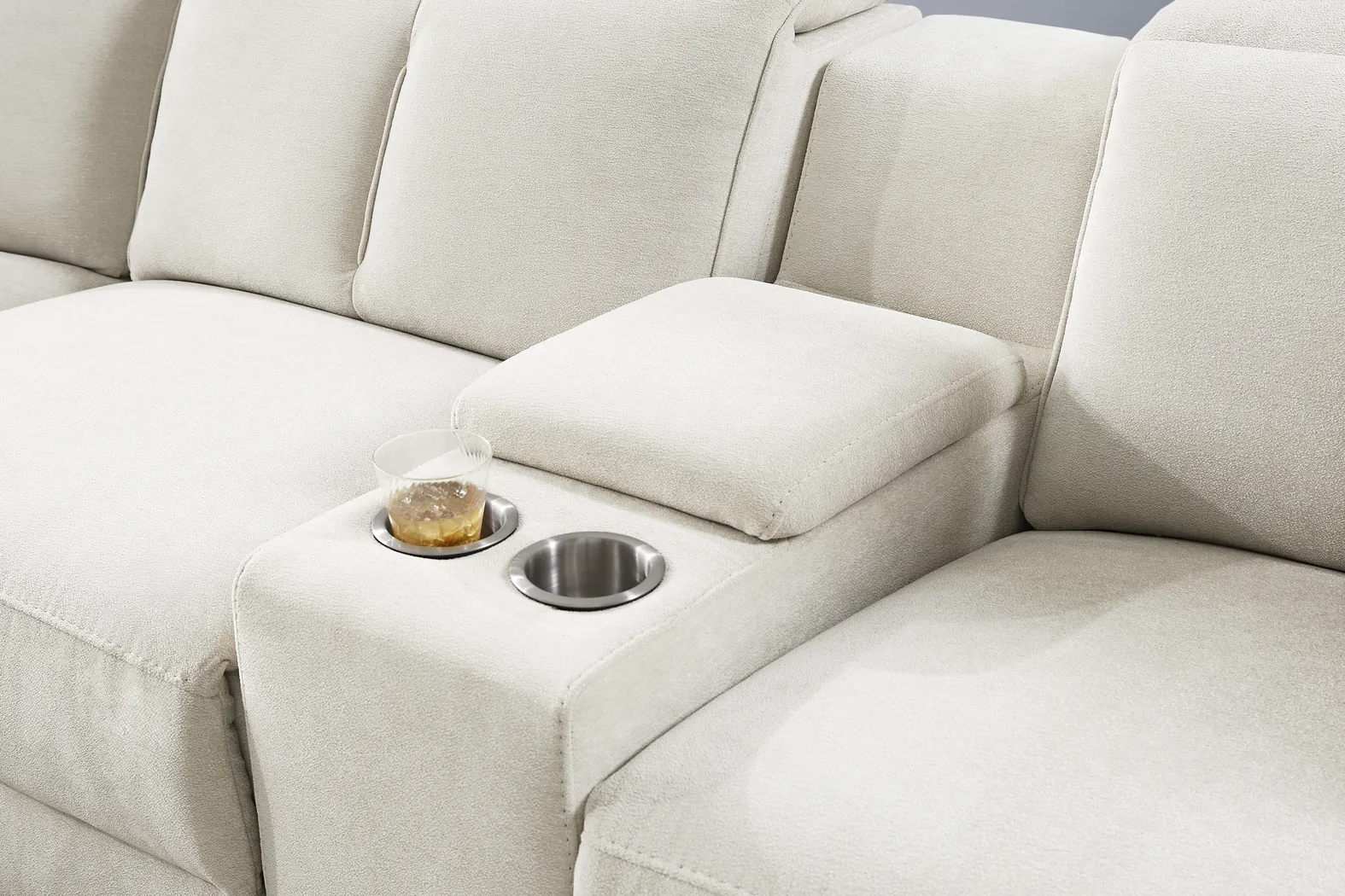 Cavani Gray 9 Pc Dual Power Reclining Sectional Living Room - Thumbnail - Image 7