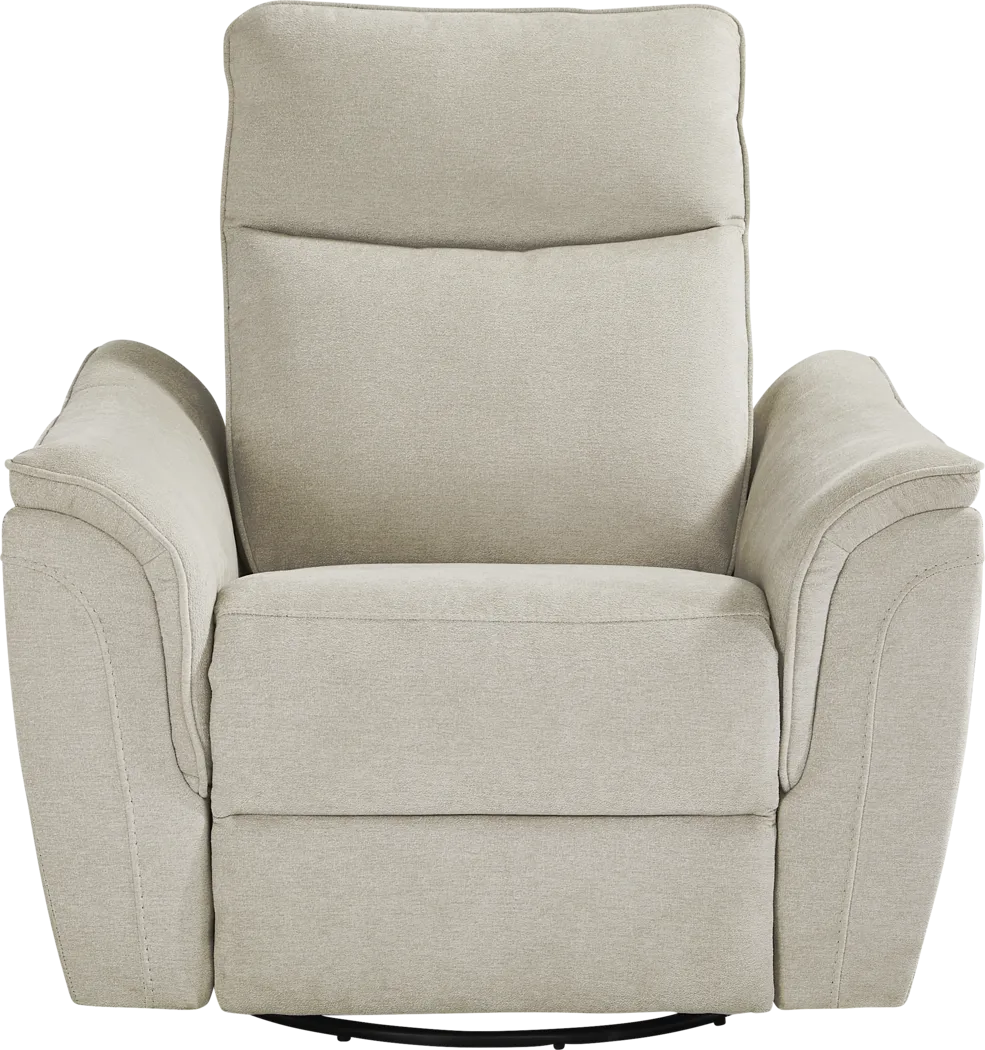 Cavani Gray Swivel Glider Recliner - Thumbnail - Image 2