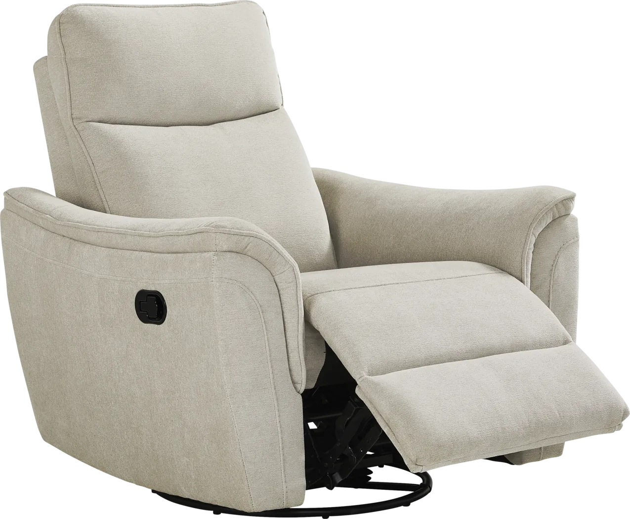 Cavani Gray Swivel Glider Recliner - Thumbnail - Image 1