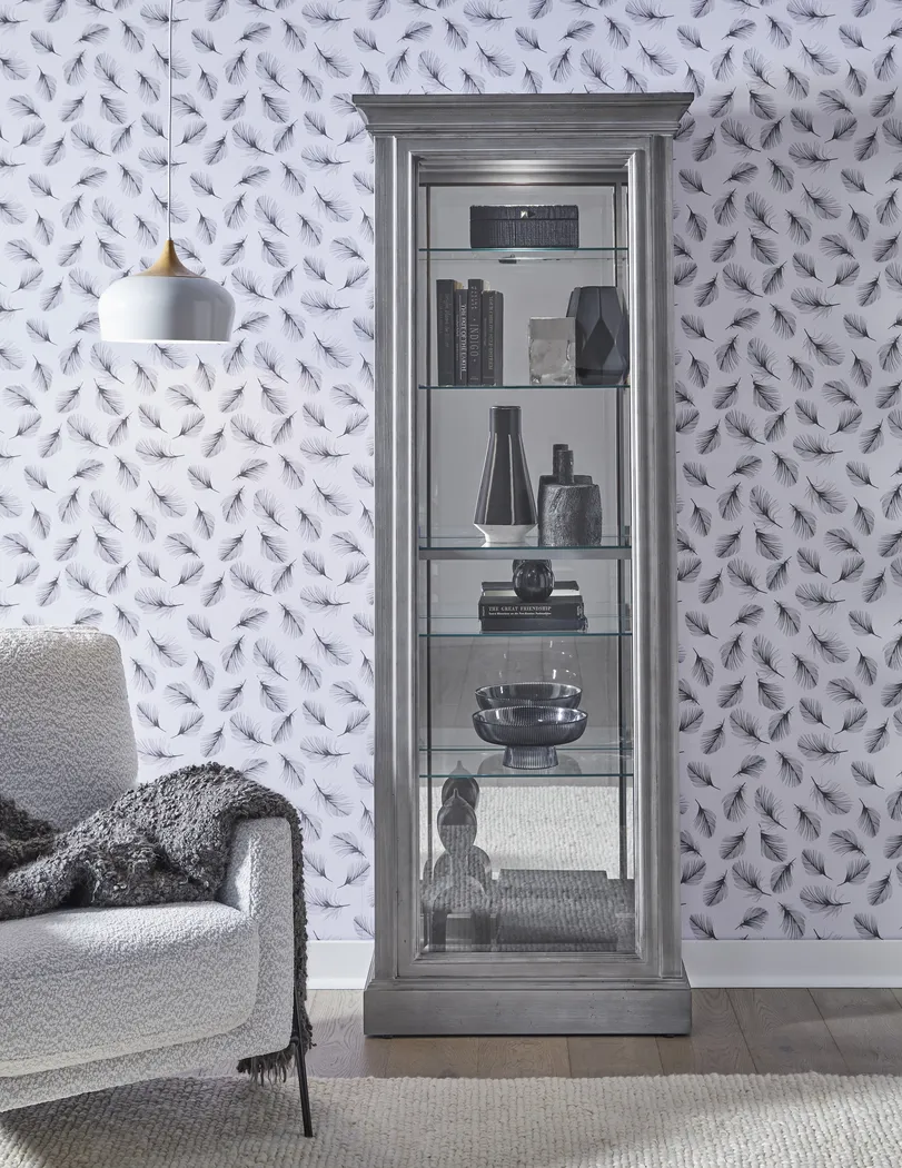 Cavecloud Gray Accent Cabinet - Thumbnail - Image 2