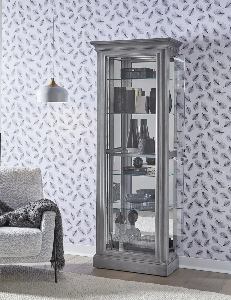 Cavecloud Gray Accent Cabinet - Thumbnail - Image 3