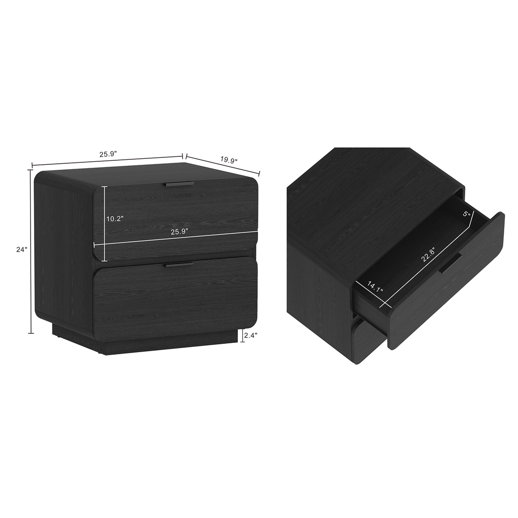 Cavernbit Black Nightstand - Thumbnail - Image 9