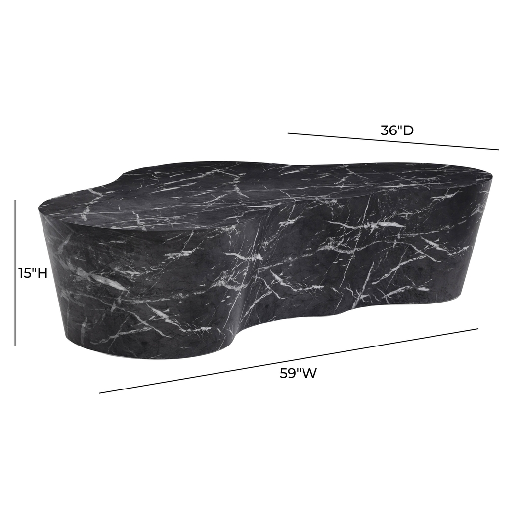 Cavernwell Outdoor Black Cocktail Table - Thumbnail - Image 8
