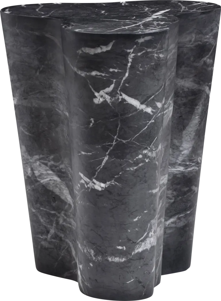 Cavernwell Outdoor Black Side Table - Thumbnail - Image 4