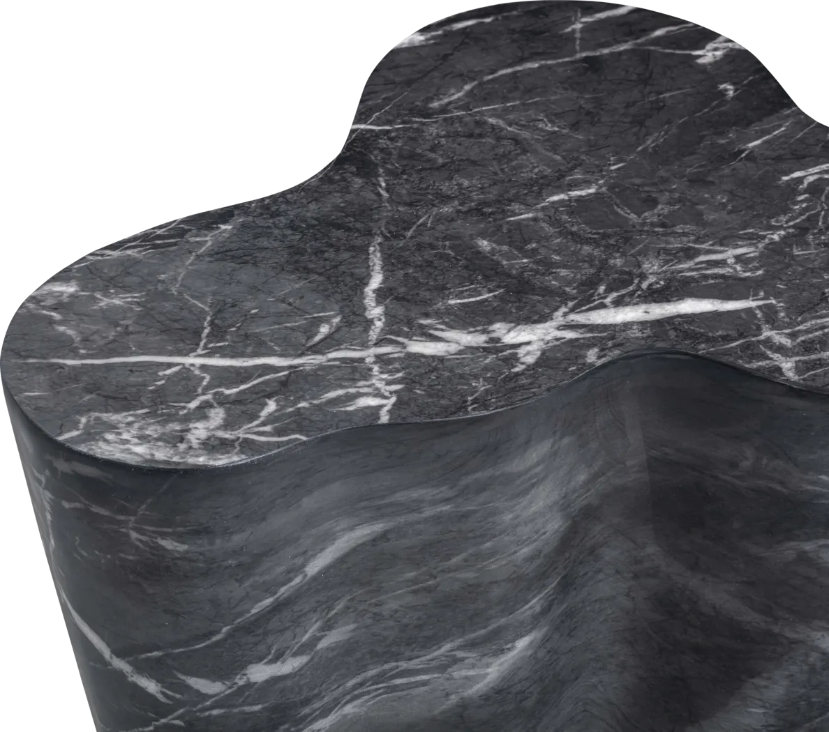 Cavernwell Outdoor Black Side Table - Thumbnail - Image 6