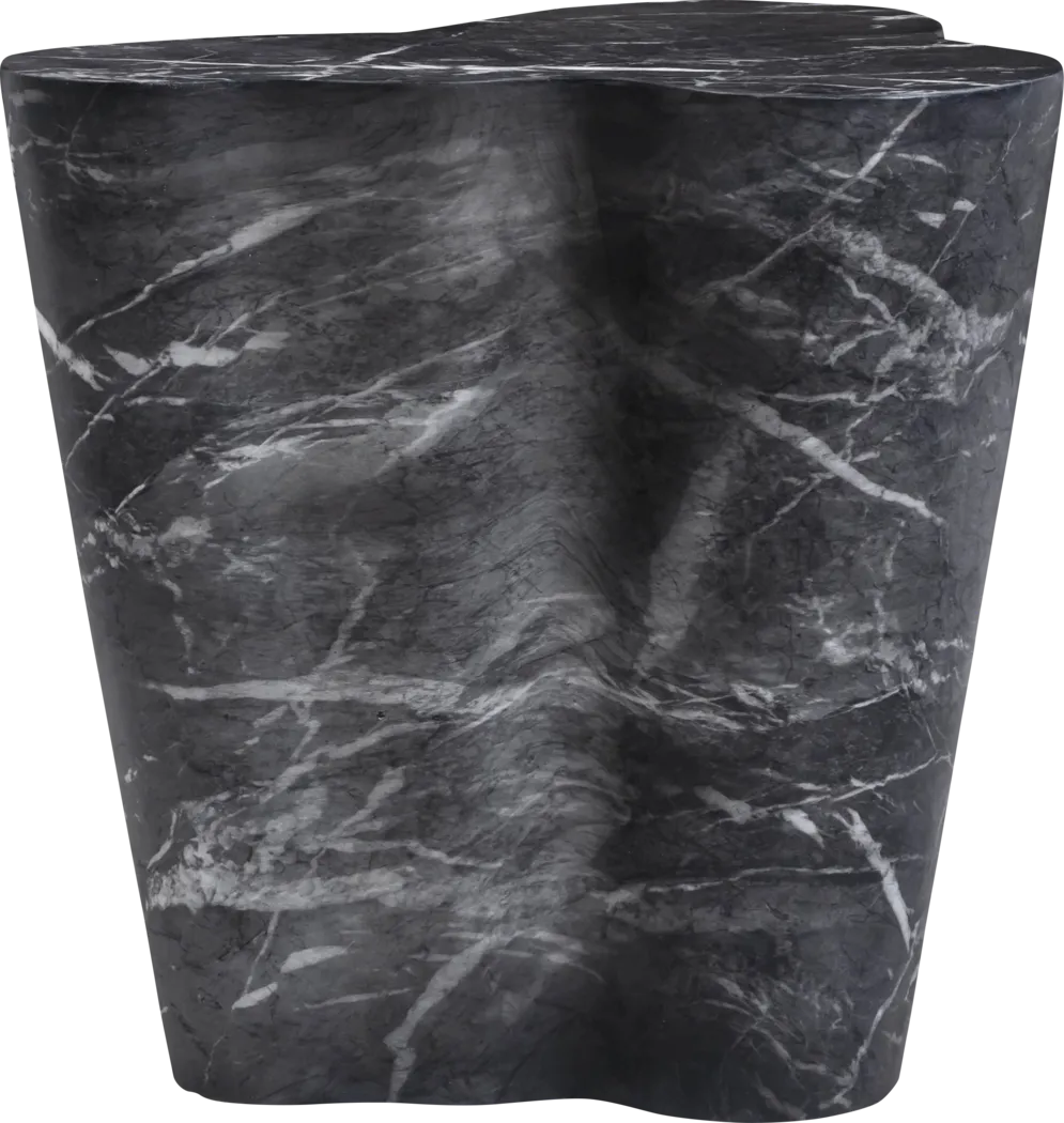 Cavernwell Outdoor Black Side Table - Thumbnail - Image 1