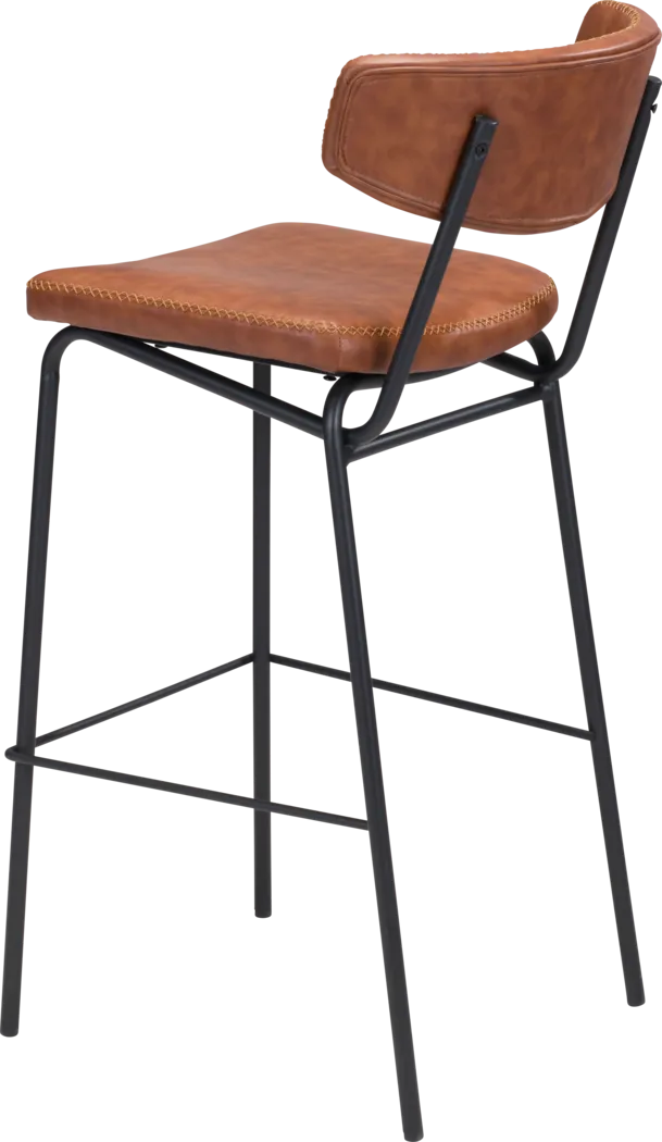 Cavestone Brown Bar Height Stool, Set of 4 - Thumbnail - Image 7