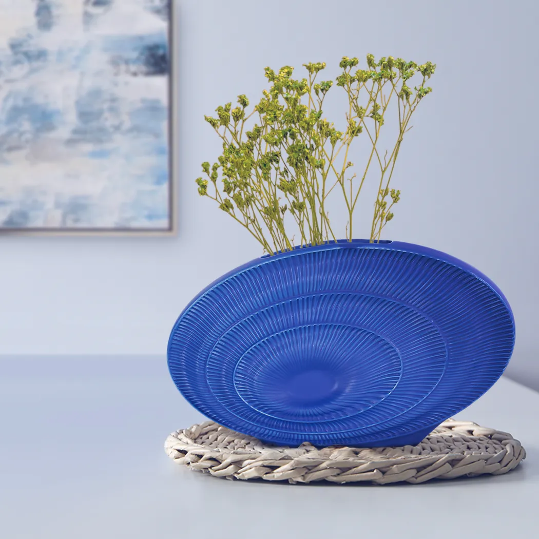 Cavesys Blue Wide Vase - Image 2