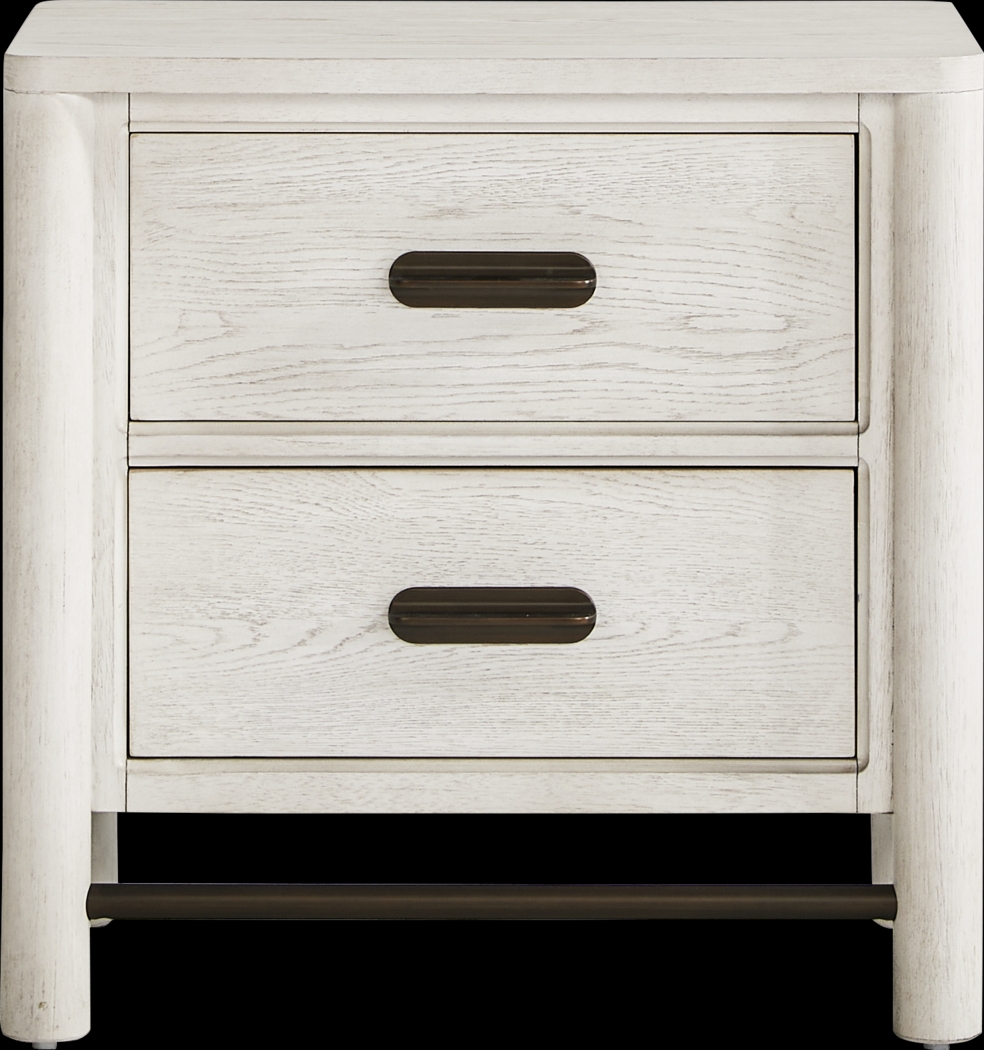 Caviar Cove White 7 Pc Queen Upholstered Bedroom - Thumbnail - Image 8