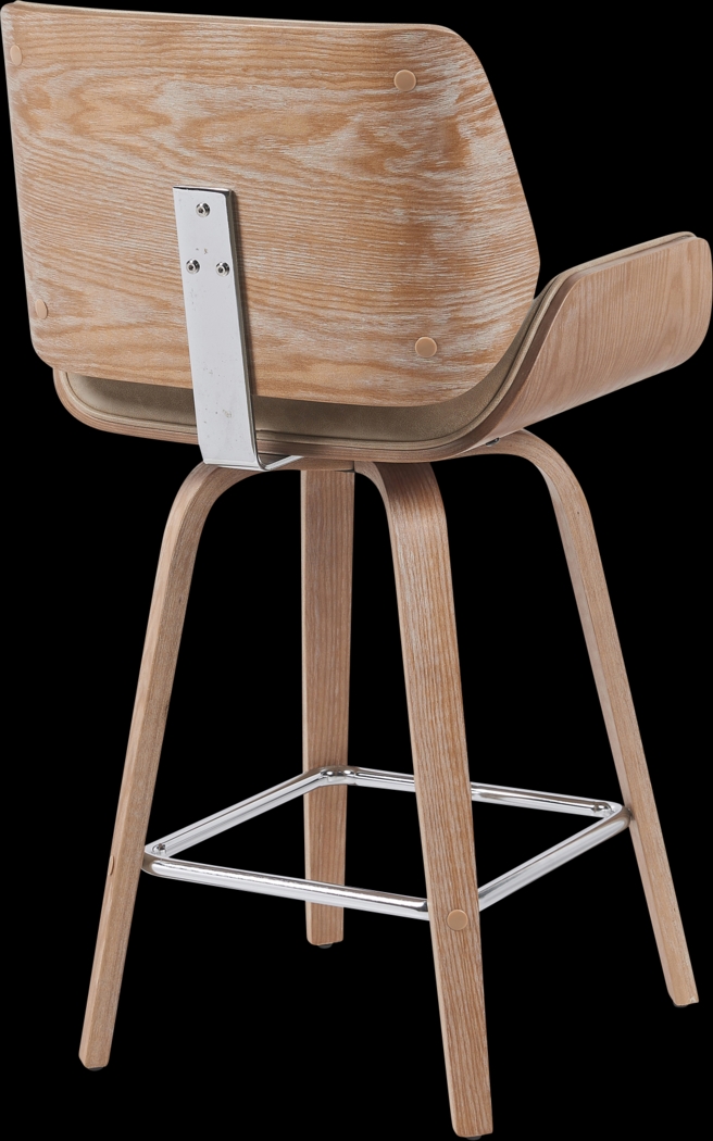 Cavologies Light Brown Counter Height Stool - Thumbnail - Image 4