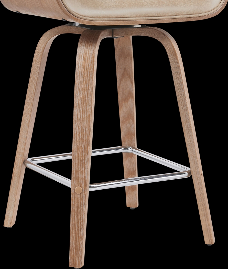 Cavologies Light Brown Counter Height Stool - Thumbnail - Image 8