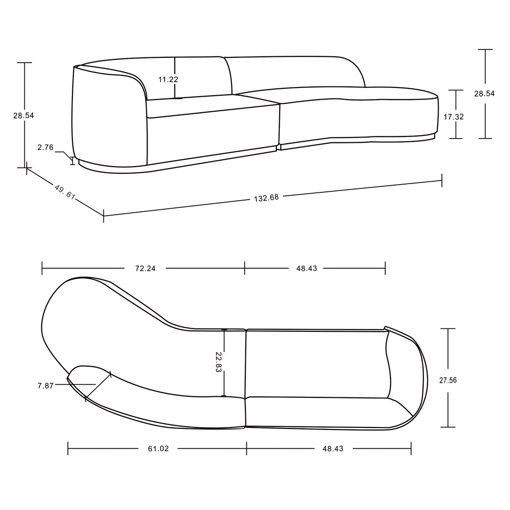 Cawdor Ivory 2 Pc Sectional - Thumbnail - Image 20