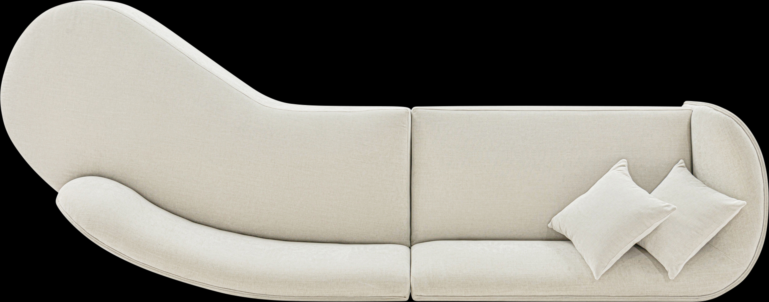 Cawdor Ivory 2 Pc Sectional - Thumbnail - Image 6