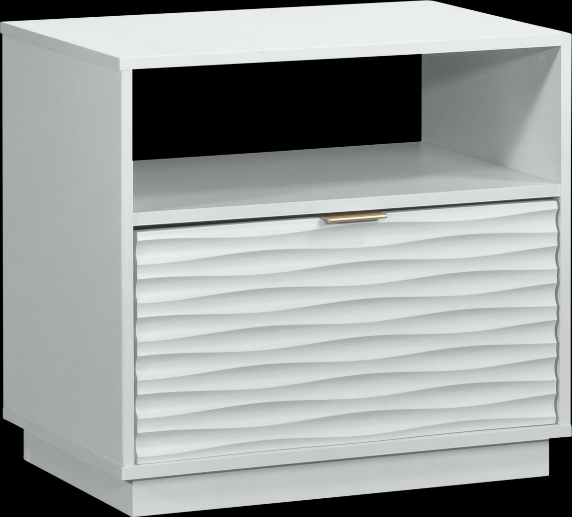 Caxambas White Nightstand - Thumbnail - Image 1