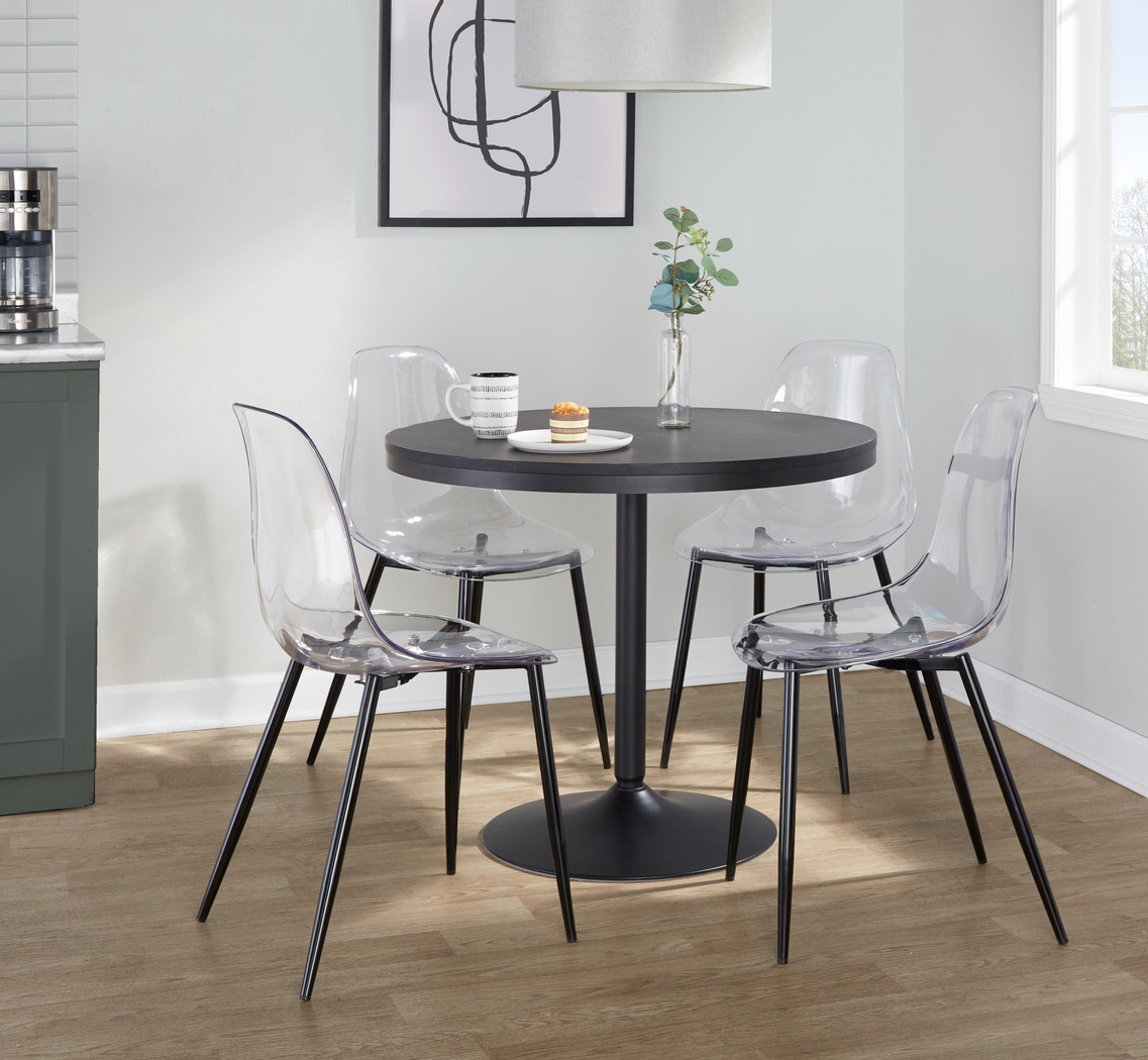 Cayke Clear 5 Pc Dining Set - Thumbnail - Image 2