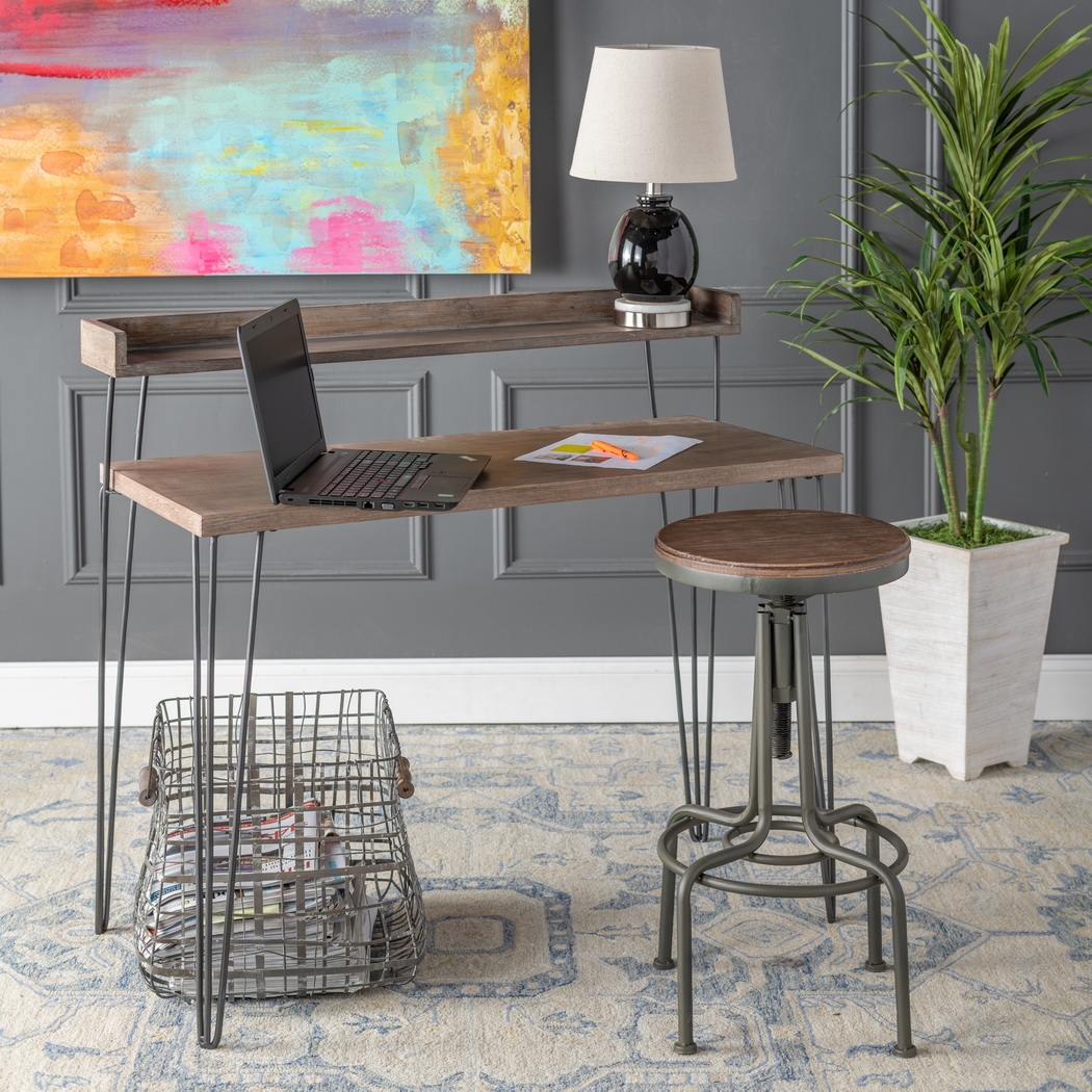 Caylas Brown Desk - Thumbnail - Image 5