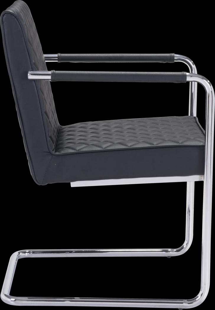 Cayler Black Arm Chairs (Set of 2) - Thumbnail - Image 3