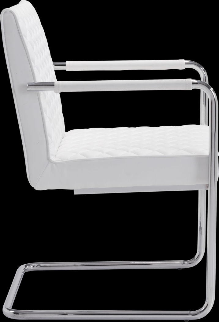 Cayler White Arm Chairs (Set of 2) - Thumbnail - Image 3