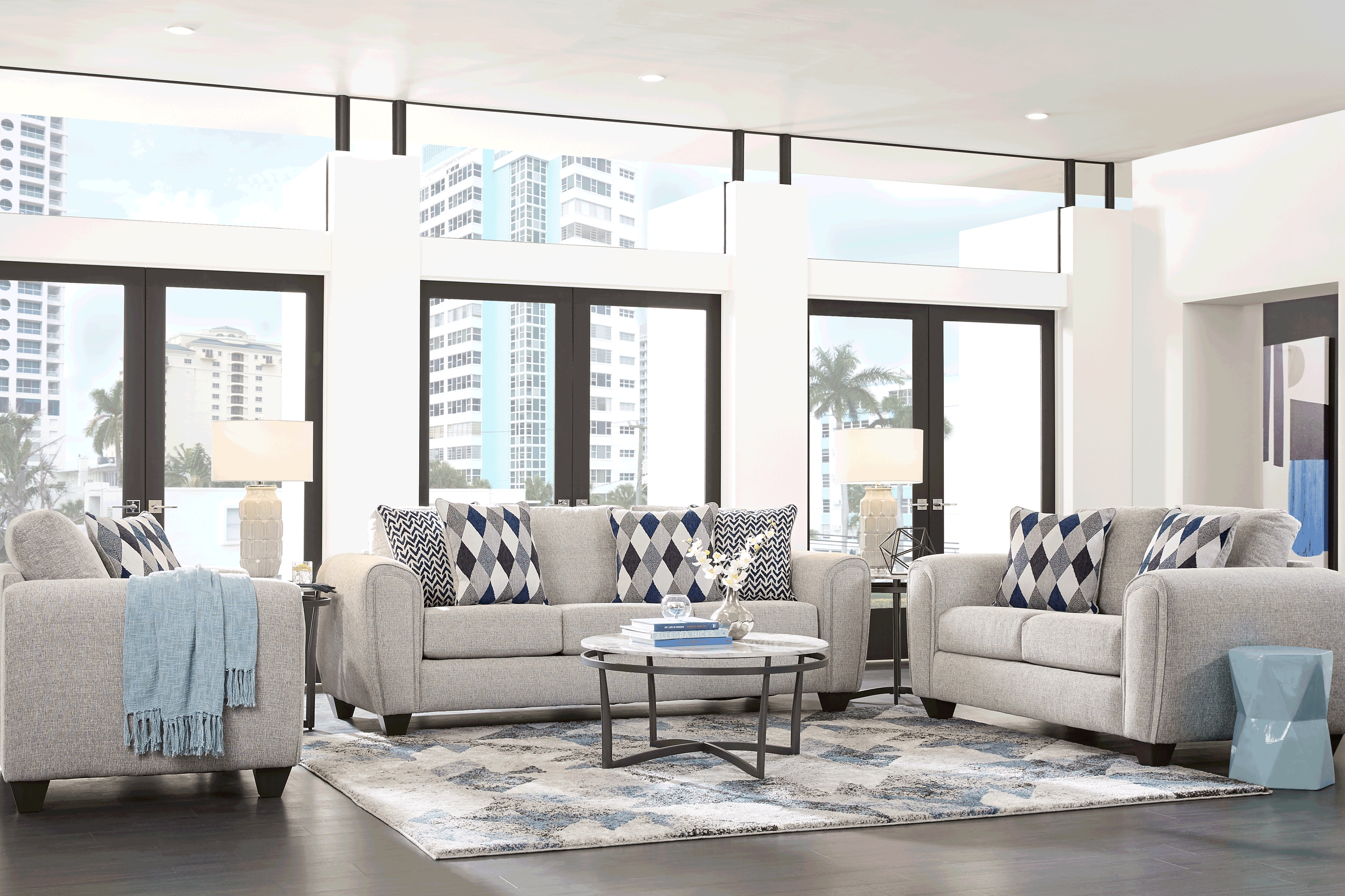 Caylor Falls Ash 5 Pc Living Room - Thumbnail - Image 1