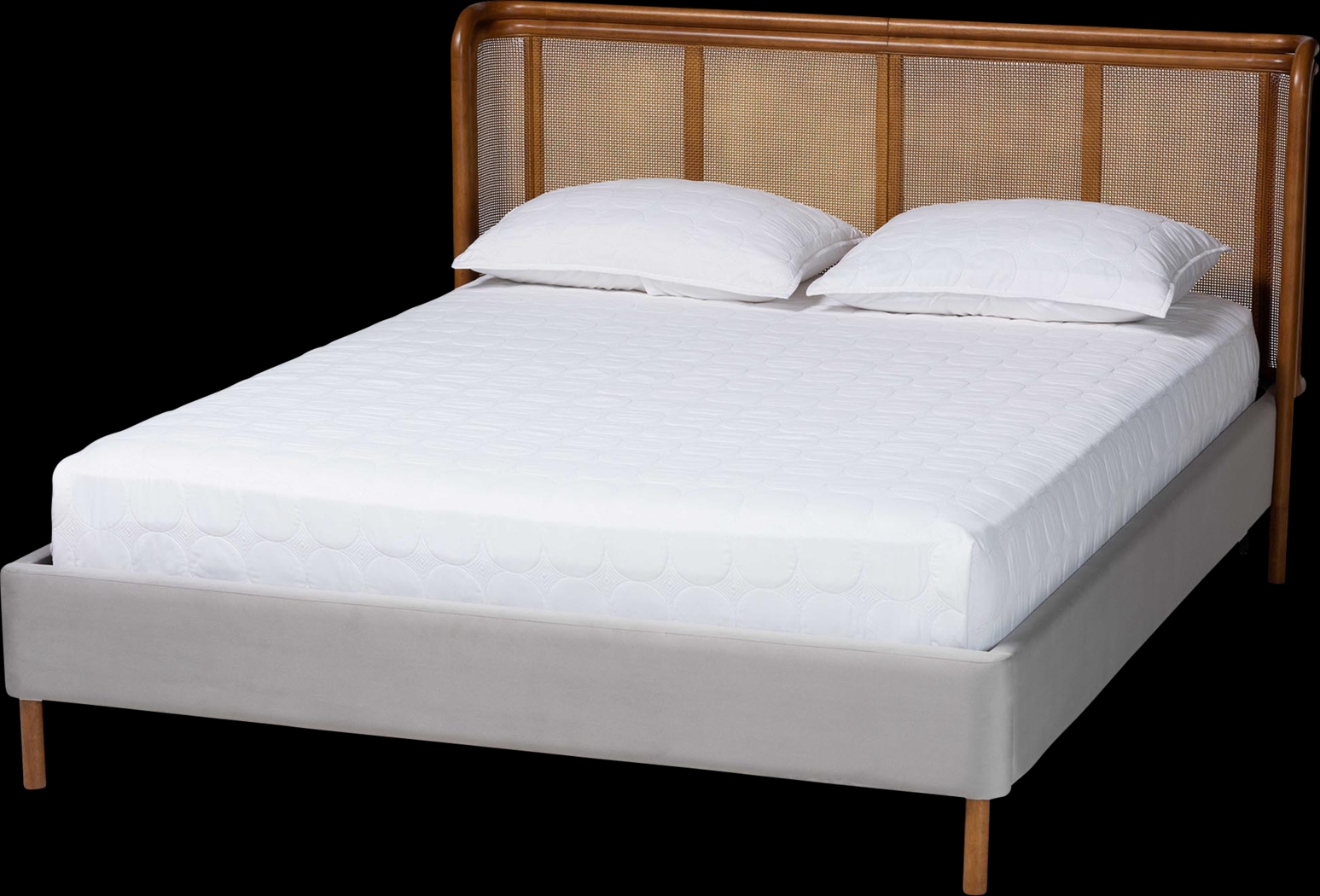 Caymant Brown Queen Bed - Thumbnail - Image 1