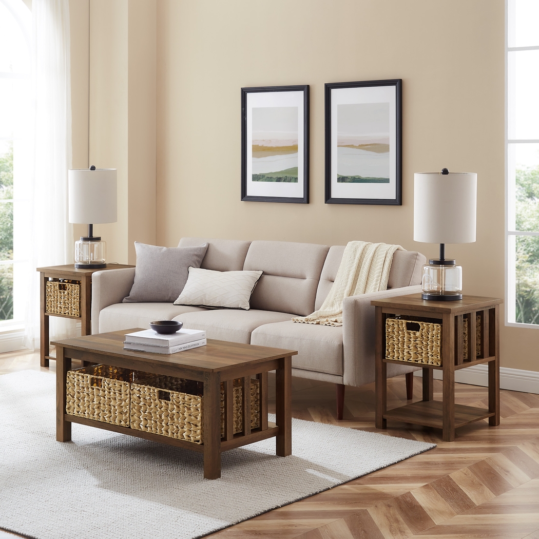 Cayuse Barnwood Cocktail Table Set - Thumbnail - Image 2