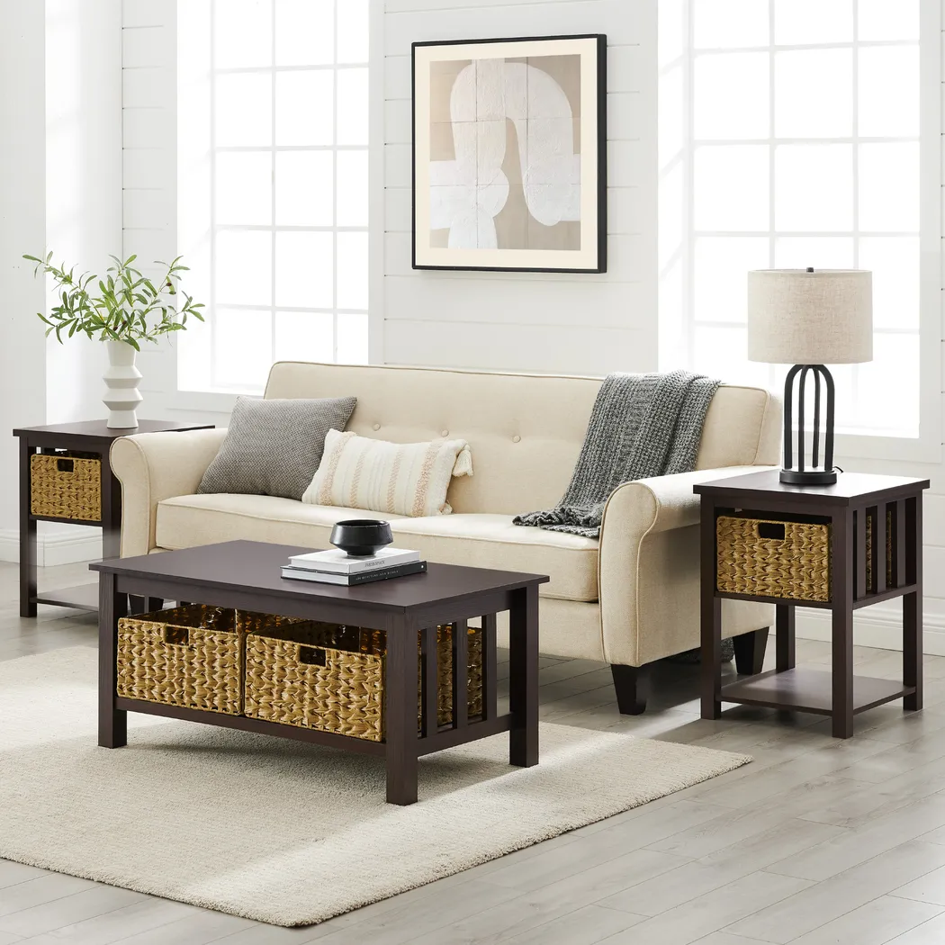 Cayuse Espresso Cocktail Table Set - Thumbnail - Image 2