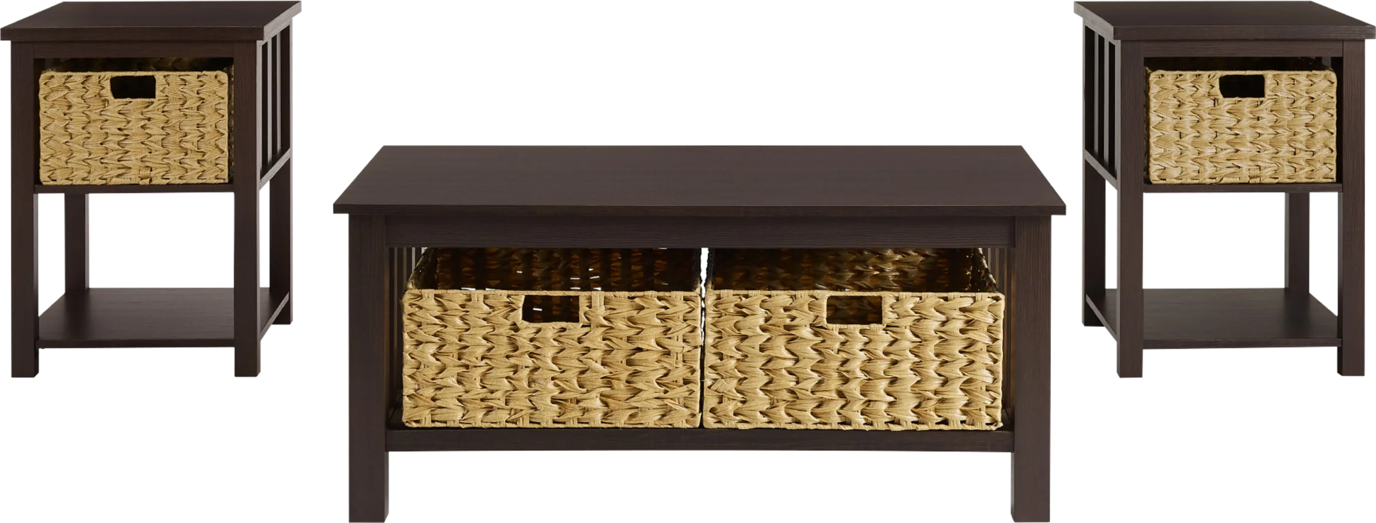 Cayuse Espresso Cocktail Table Set - Thumbnail - Image 3