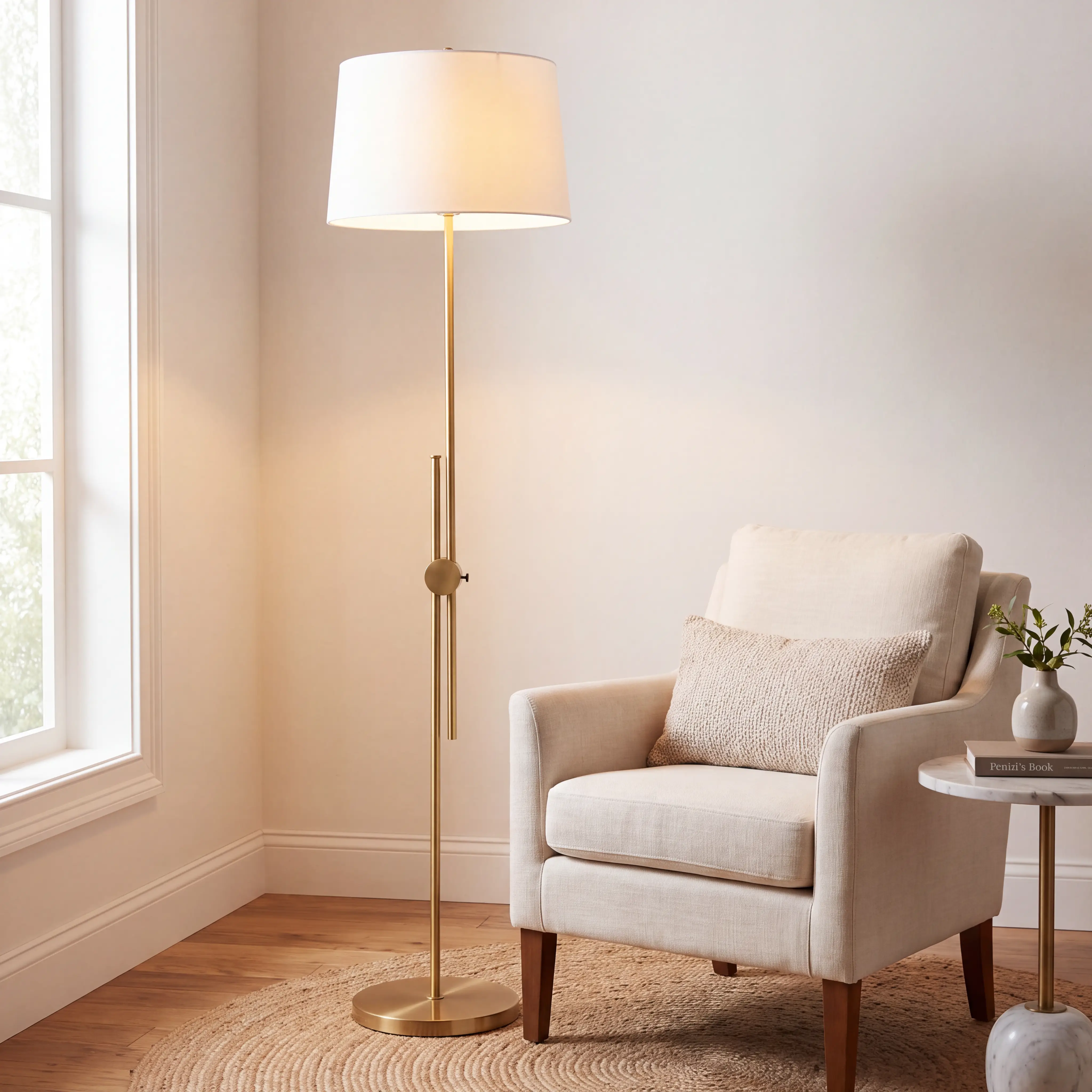 Caywood Place Brass Floor Lamp - Thumbnail - Image 9