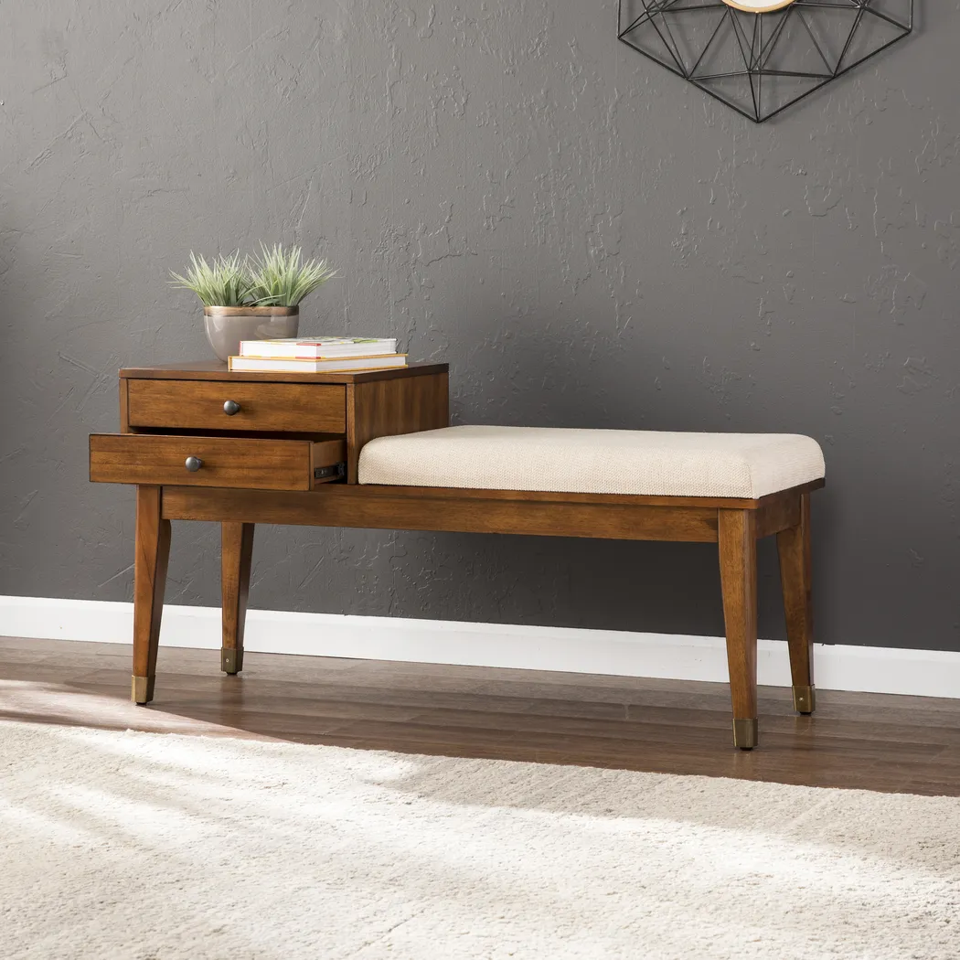 Cazamo Brown Storage Bench - Thumbnail - Image 3