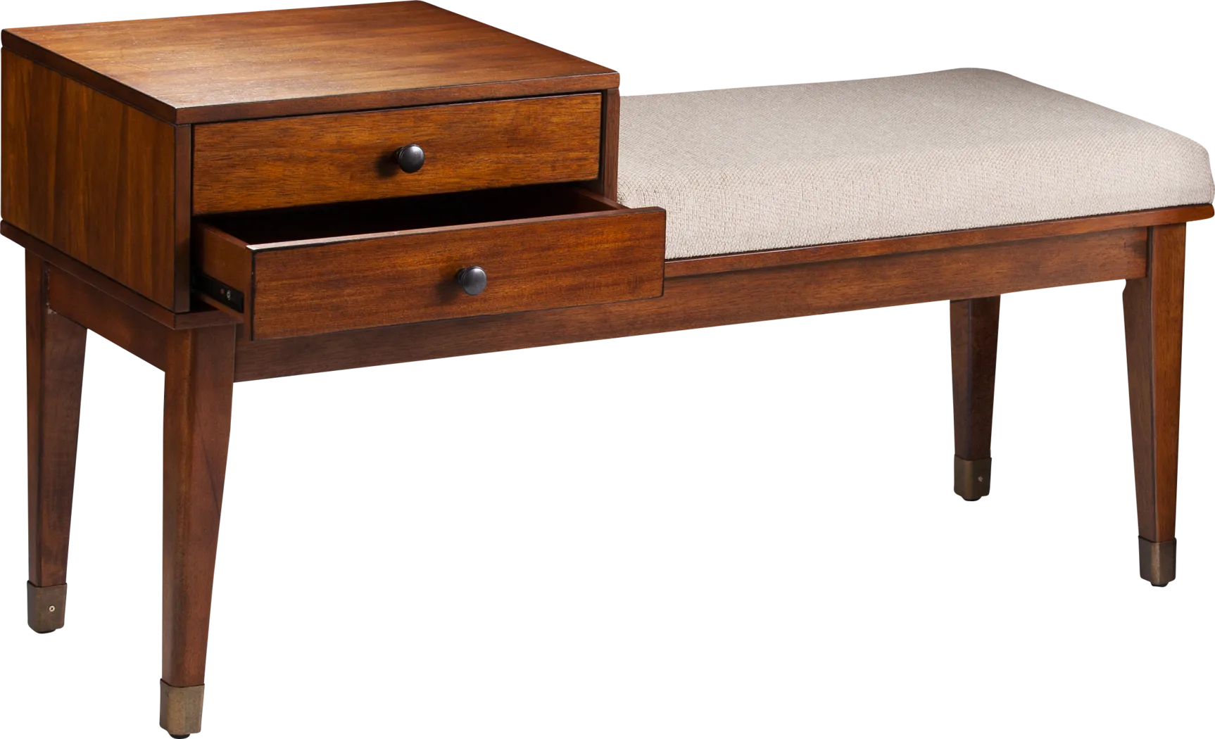 Cazamo Brown Storage Bench - Thumbnail - Image 1