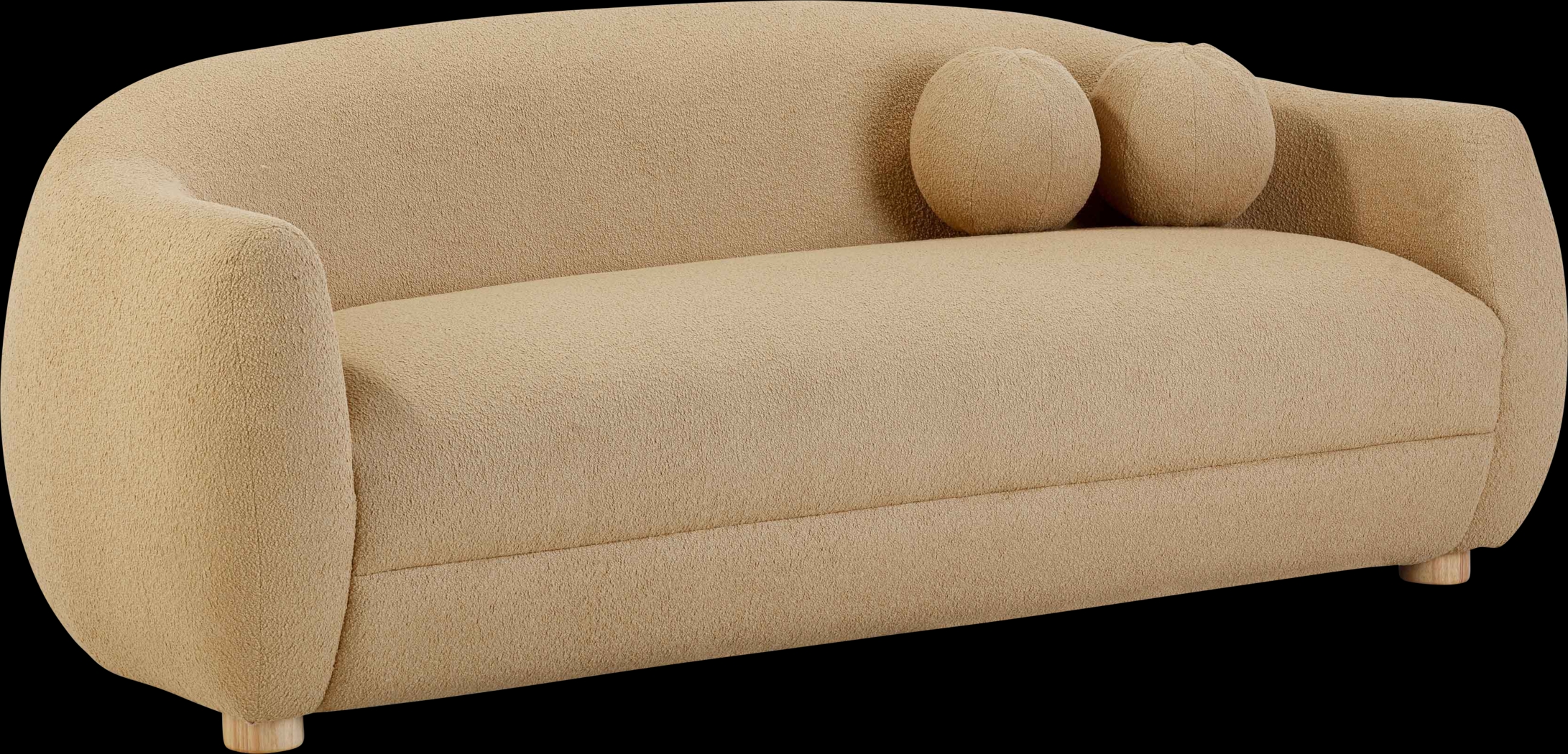 Cazneau Honey Sofa - Thumbnail - Image 3