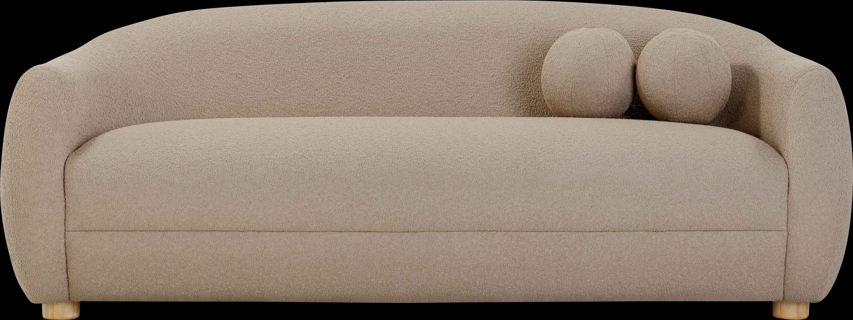 Cazneau Light Brown Sofa - Thumbnail - Image 1