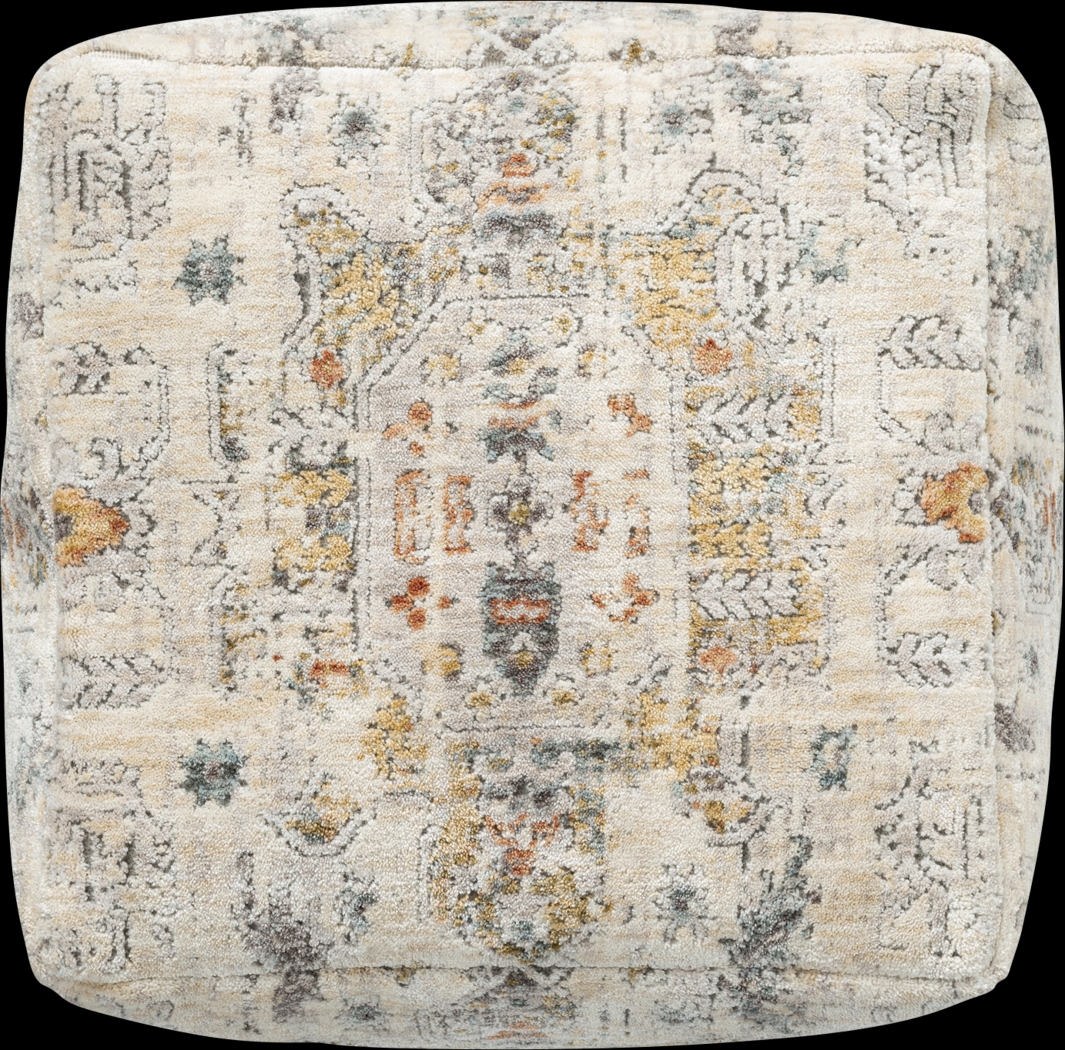 Ceasart Light Gray Pouf - Thumbnail - Image 7