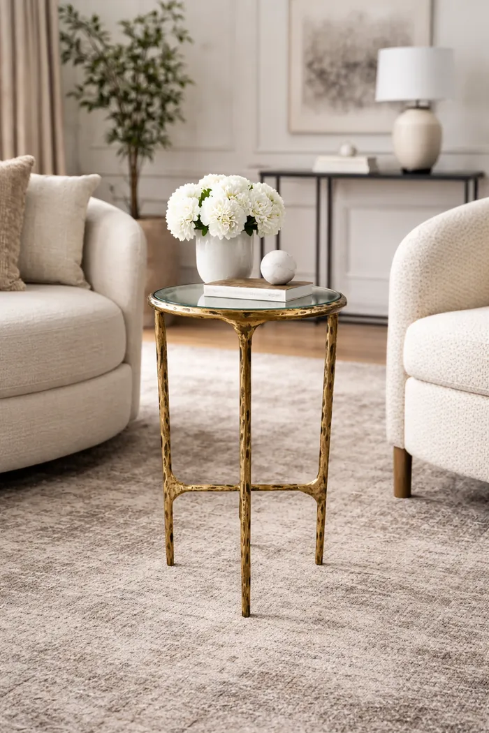 Cebisi Gold Accent Table - Thumbnail - Image 2