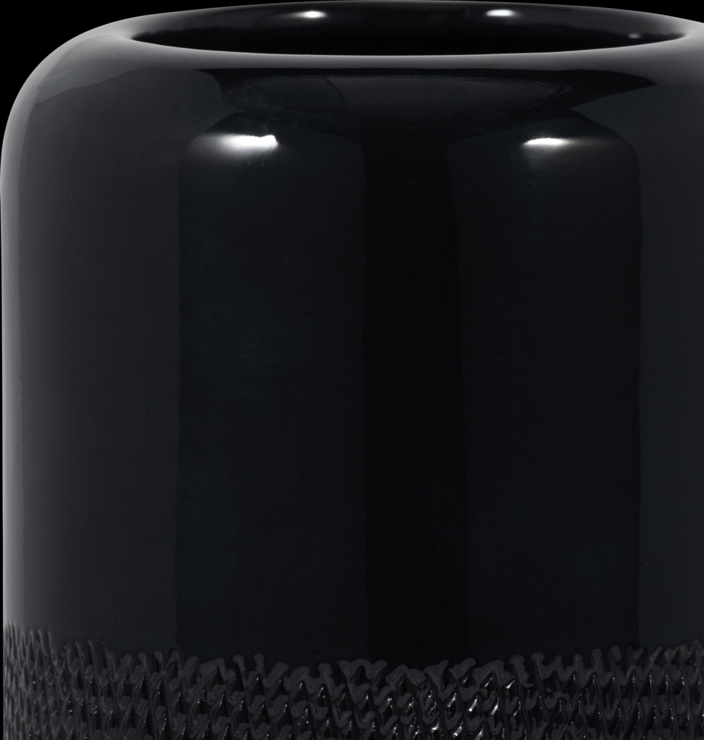 Cebu Black 10 in. Vase - Thumbnail - Image 4