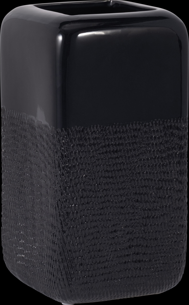 Cecala Black 10 in. Vase - Thumbnail - Image 1