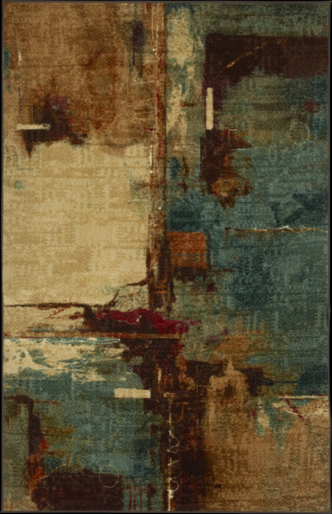 Ceceila Aqua 5' x 8' Rug - Thumbnail - Image 1