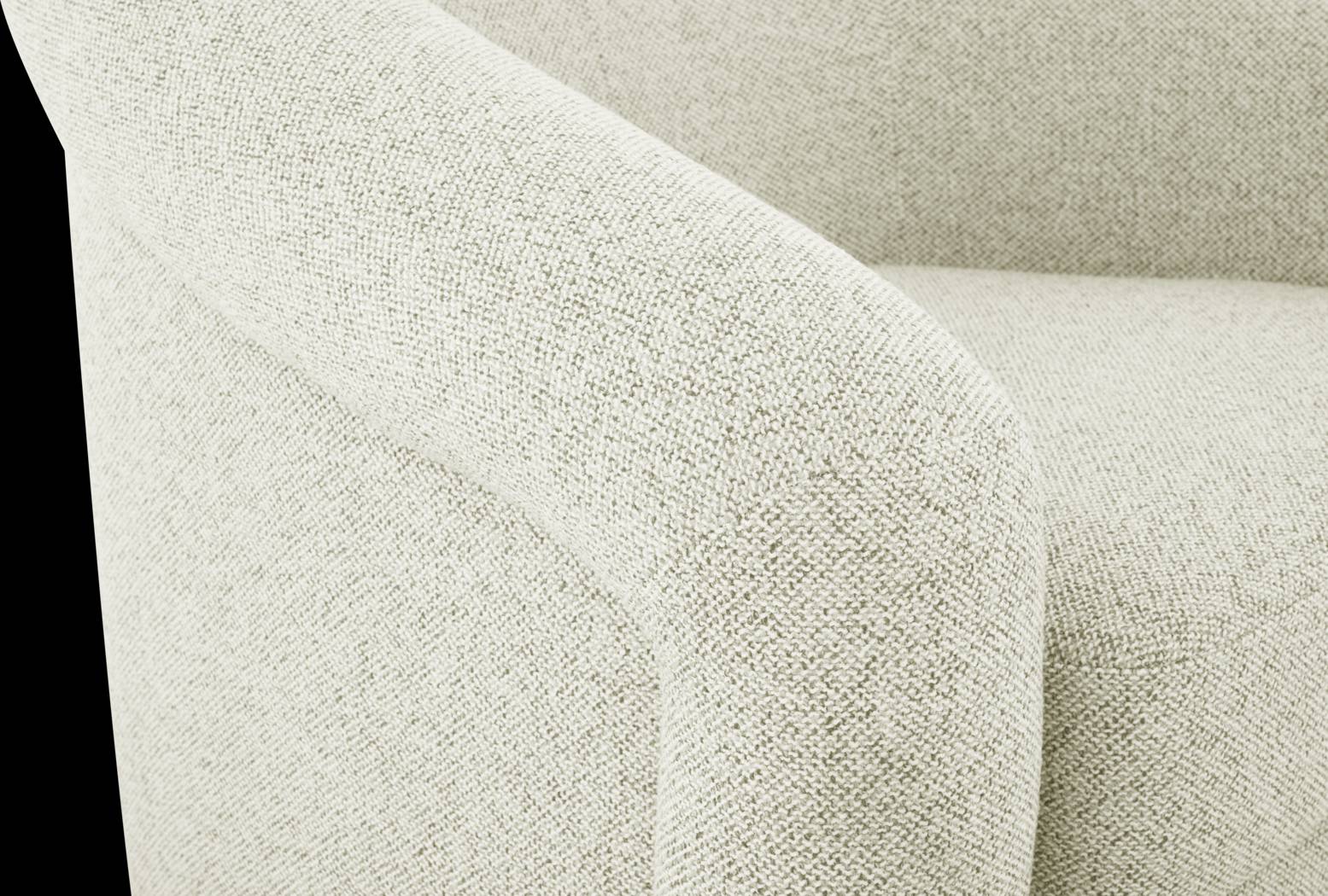 Cecilia Beige Swivel Chair - Thumbnail - Image 4