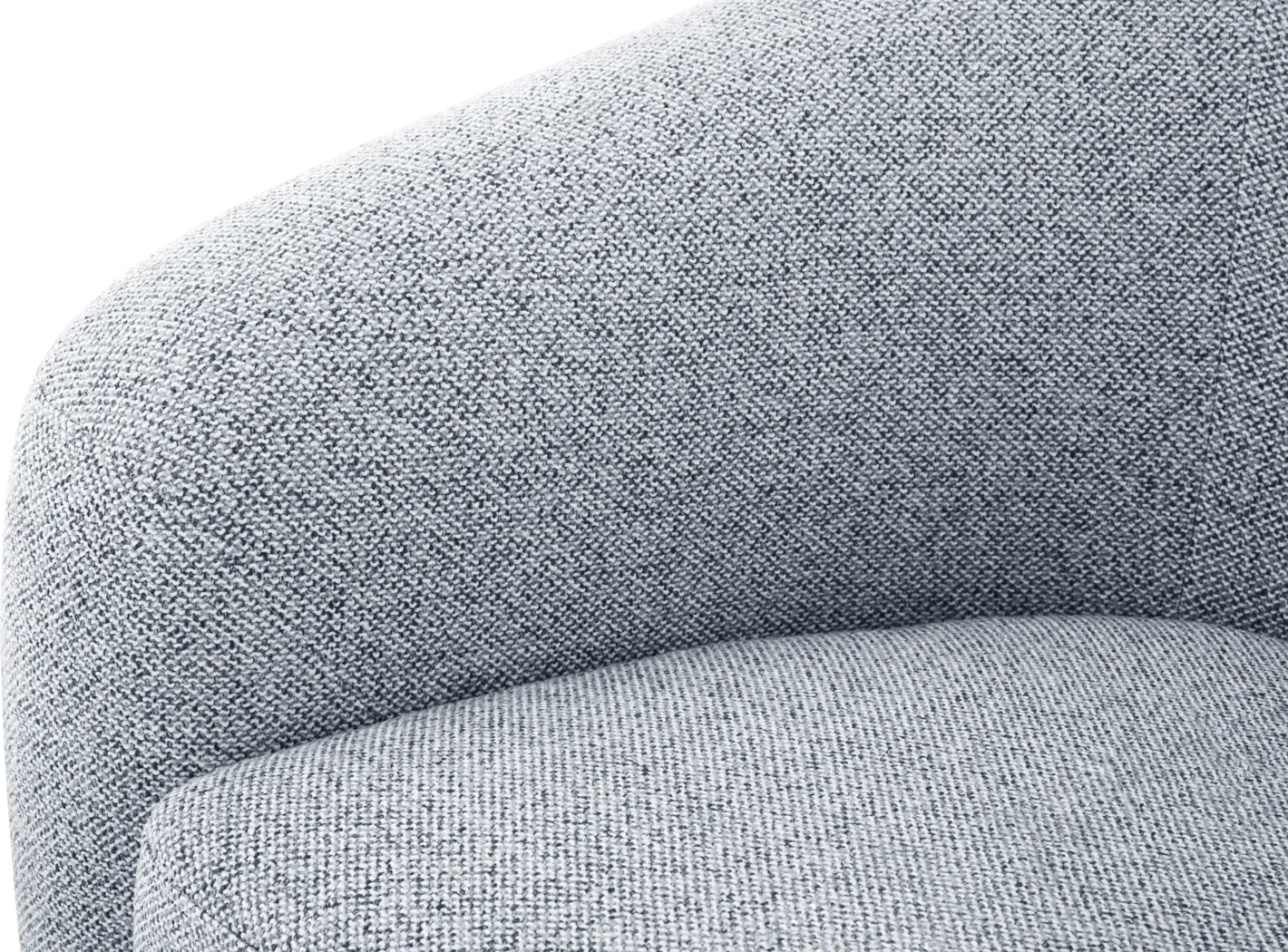Cecilia Blue Swivel Chair - Image 6