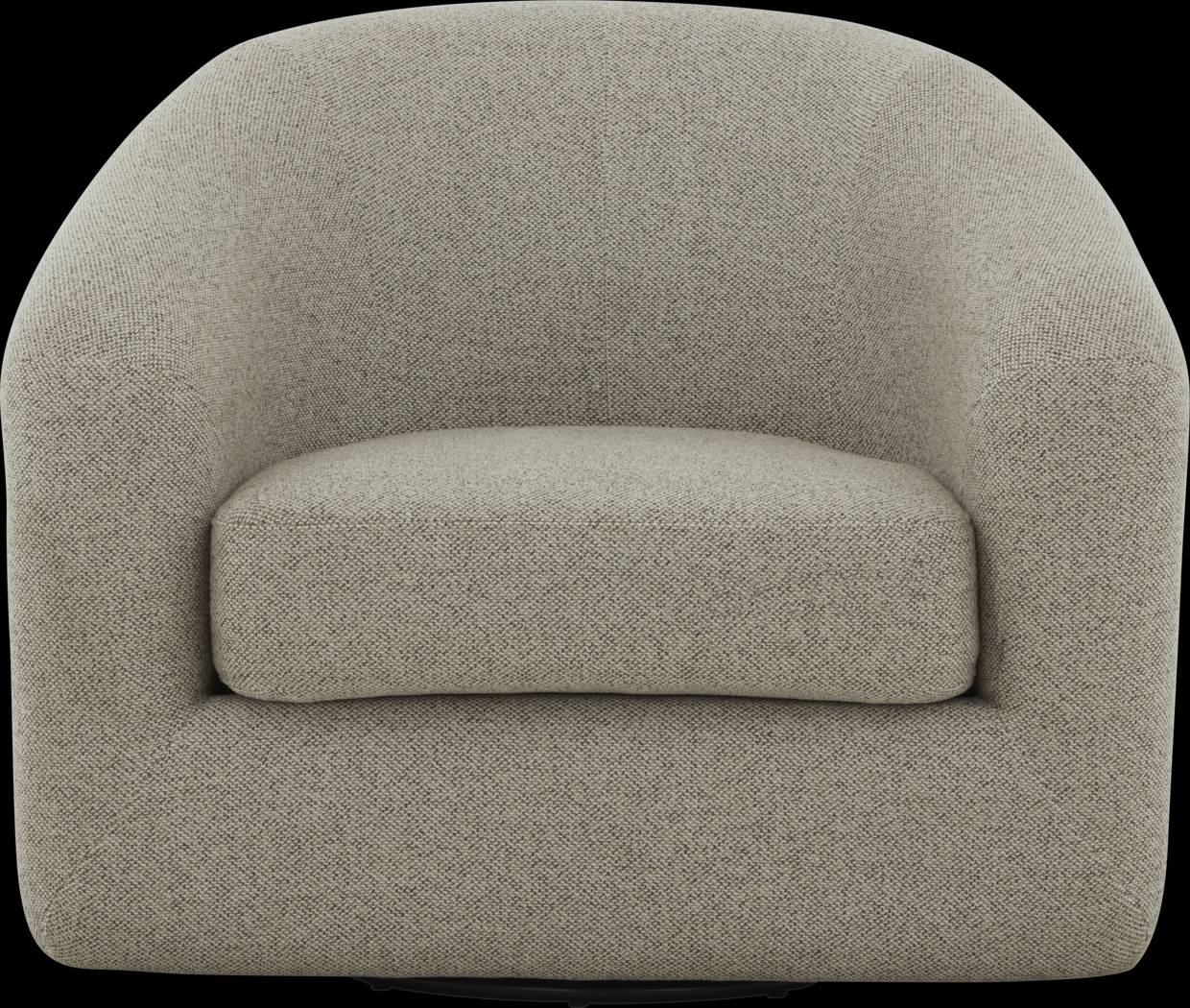 Cecilia Gray Swivel Chair - Thumbnail - Image 2