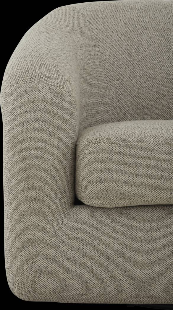 Cecilia Gray Swivel Chair - Thumbnail - Image 3