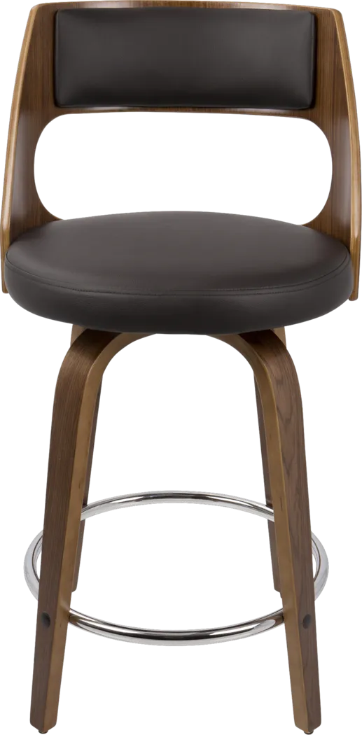 Cecina Brown Counter Height Stool - Thumbnail - Image 3