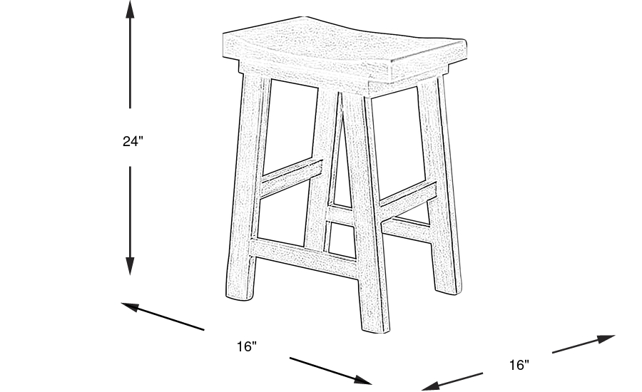 Dimension Image. Please refer to the Dimension Tab on this page for dimension details.