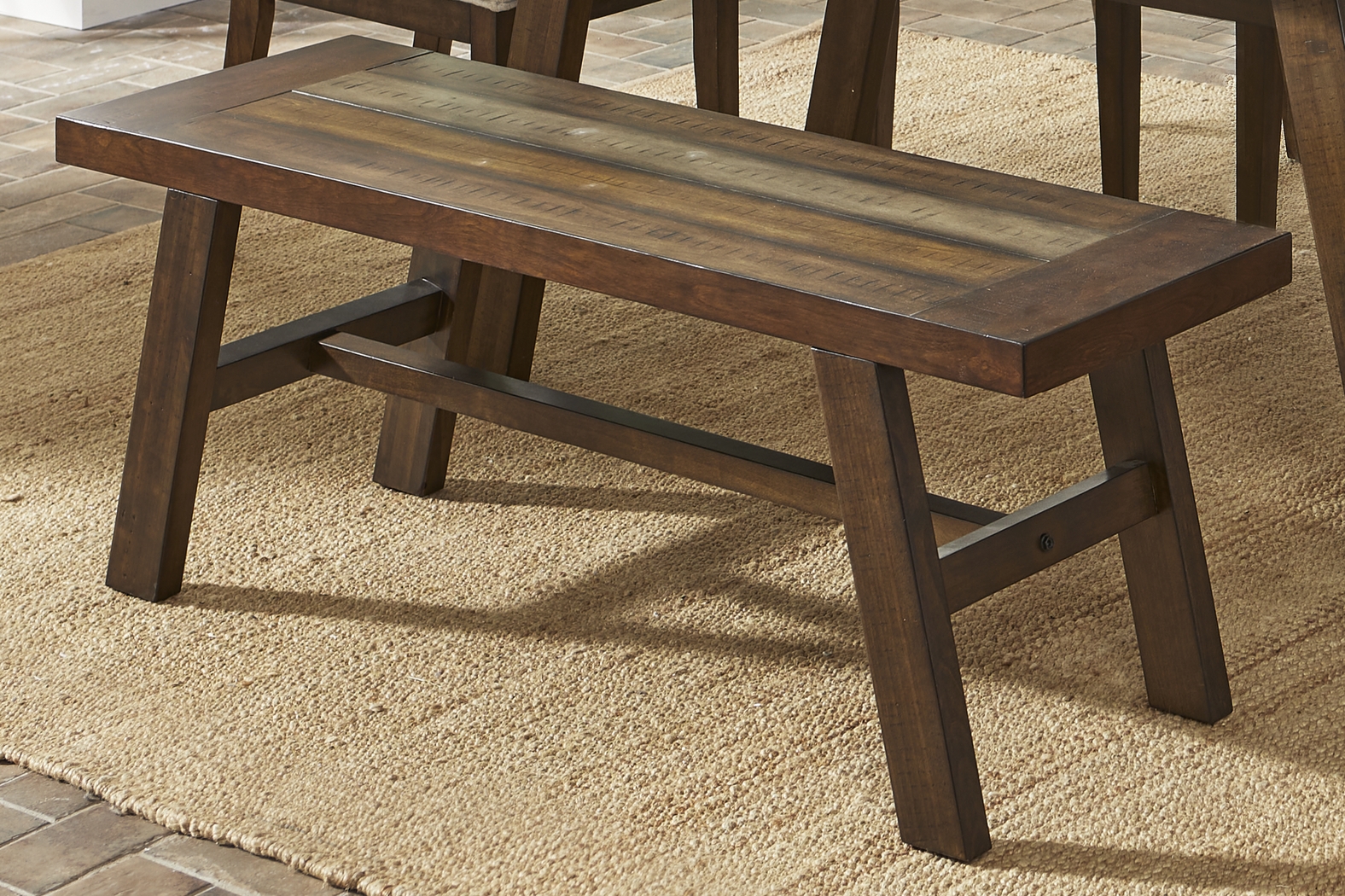 Cedar Creek Brown Bench - Thumbnail - Image 3