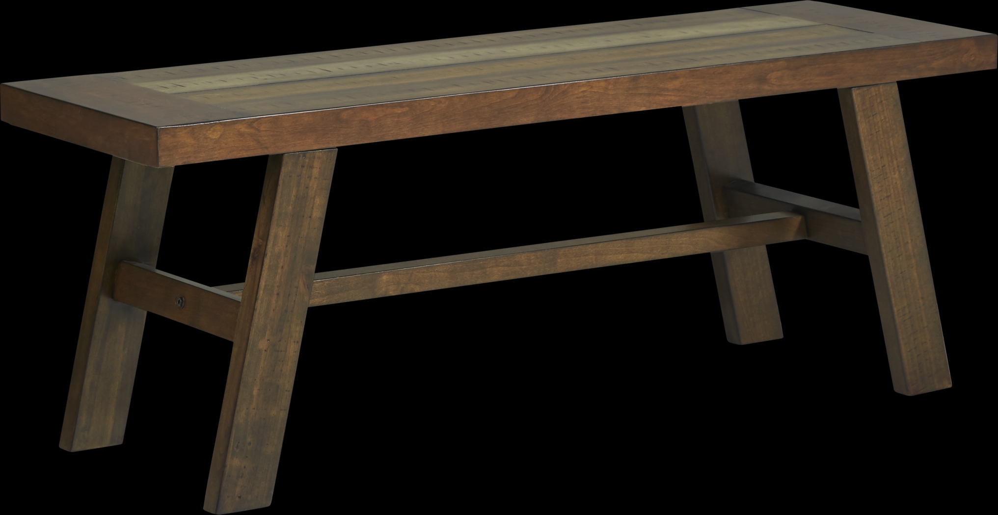 Cedar Creek Brown Bench - Thumbnail - Image 1