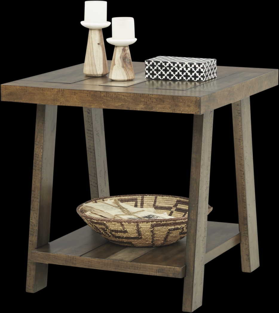 Cedar Creek Brown End Table - Thumbnail - Image 2